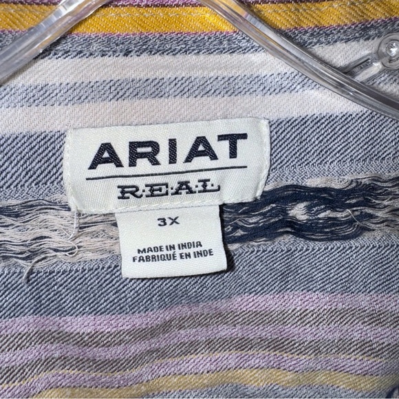 ARIAT WOMEN'S R.E.A.L. SUNSET BEAUTY L/SLEEVE WESTERN SHIRT SZ 3X RODEO COWGIRL - Picture 8 of 13